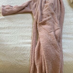 Barefoot Dreams Pink Fleece Robe